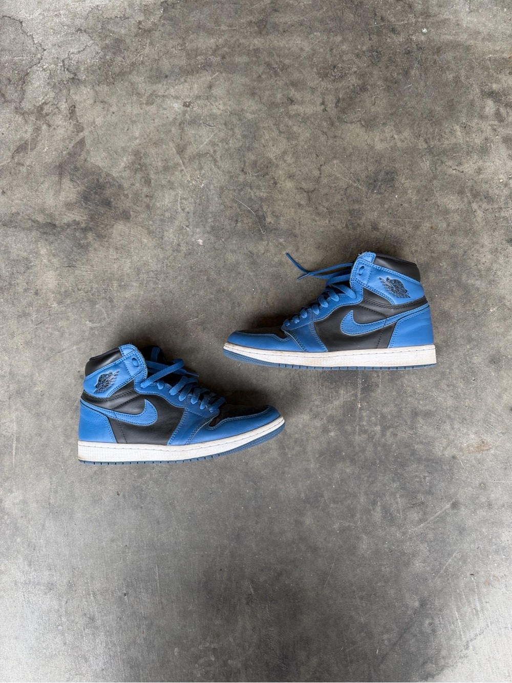 Jordan 1 Dark Marina Blue 555088-404 Black/Blue White Men’s 8.5